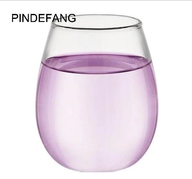 Pindefang 350 мл/12.32 fl. унции ручной взорван красное вино Стекло чашка сока кружка коктейльное бокал вина молоко Кофе Творческий гаджет Drinkware