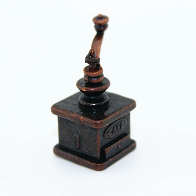 Best Offers Mini Dollhouse Accessories Microfilter Playing Model Life Scene Accessories Vintage Coffee Machine