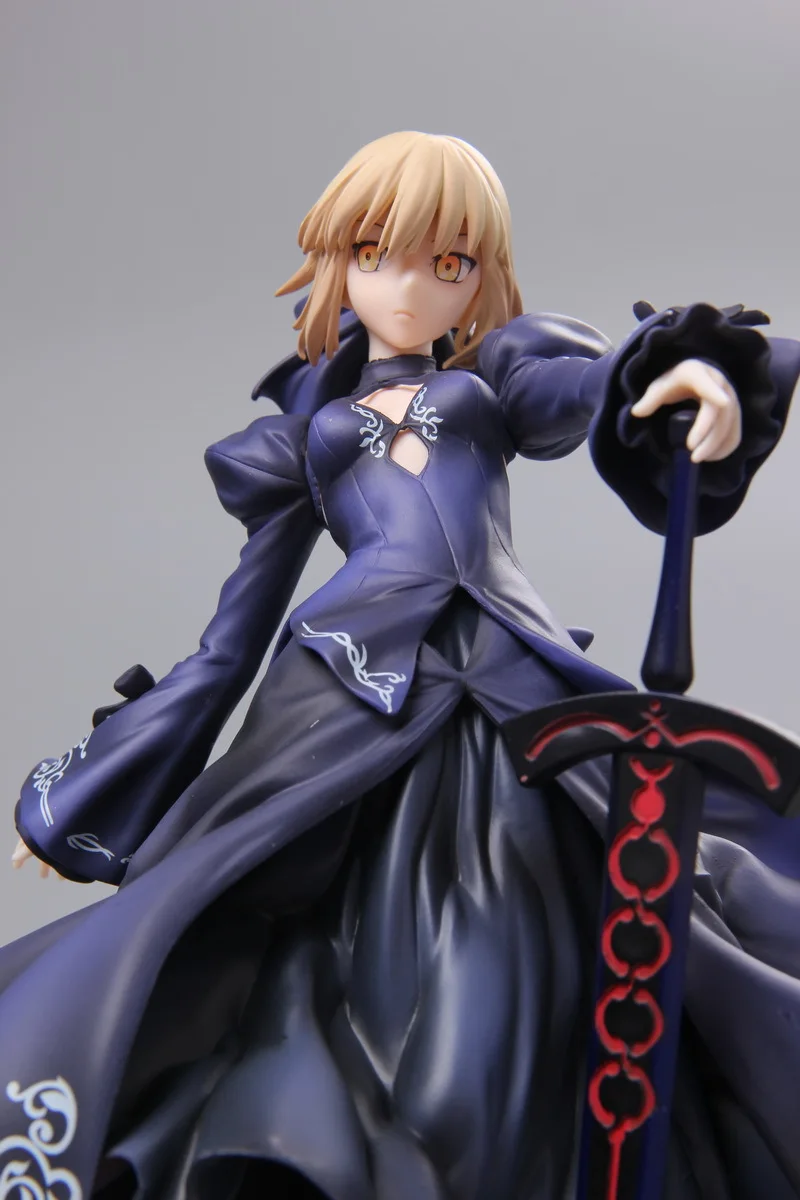 3 цвета 23 см Fate Grand Order Saber Alter Dress Ver Сексуальная ПВХ Модель Коллекция Косплей украшение аниме фигурка игрушка кукла 9''