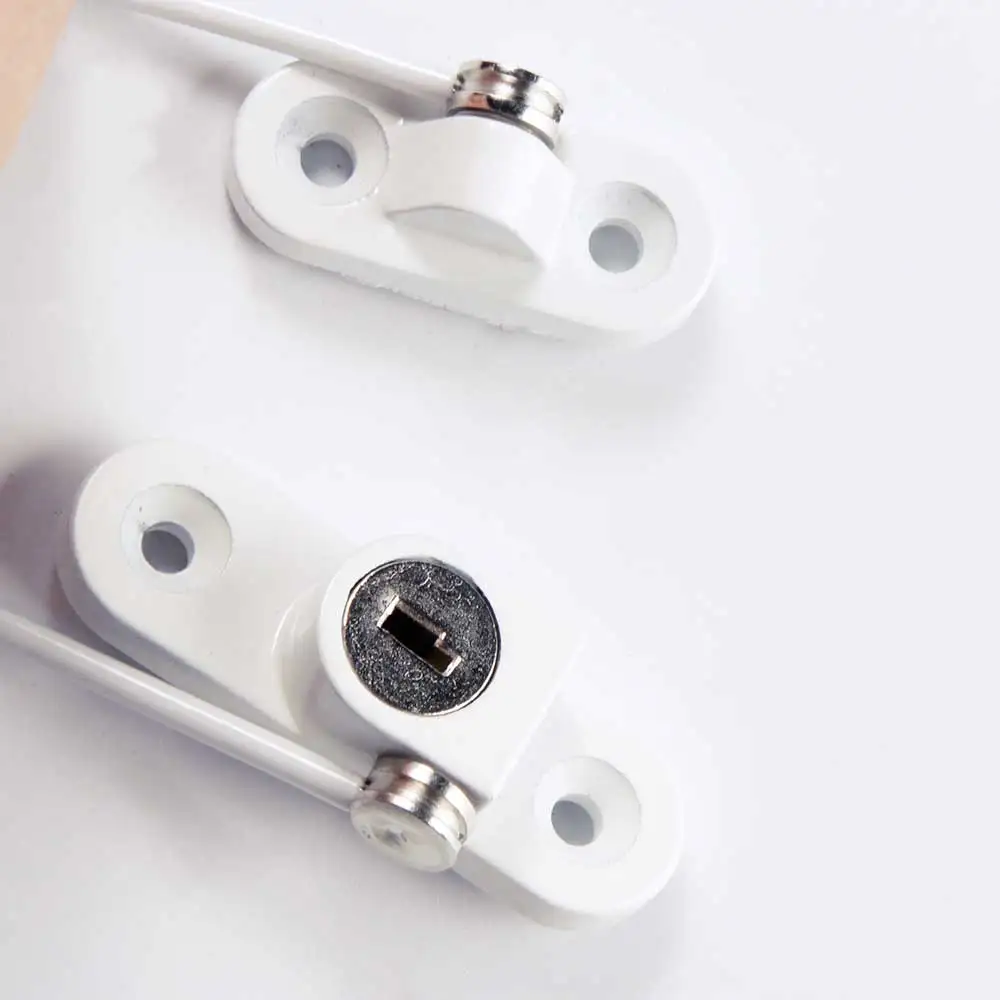 4 Pcs Baby Safety Locks Stainless Child Window Restrictor Infant Security Lock Safety Kids Prevent Children Falling Window Lock