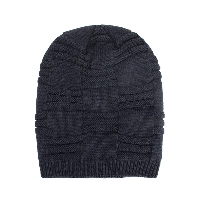 Cycling Cap Winter Warm Hats Women Men Warm Baggy Weave Crochet Winter Wool Knit Ski Beanie Skull Caps Hat Wholesale #2s2 (12)