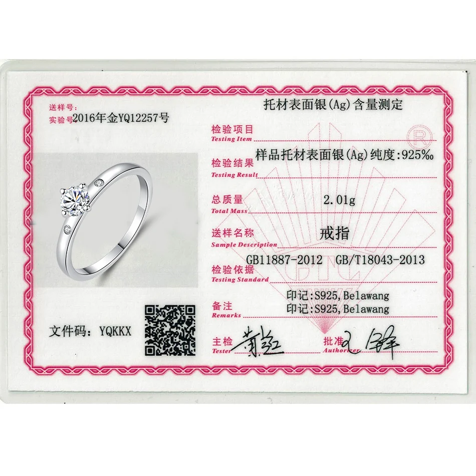 ELESHE 925 Sterling Silver Wedding Rings For Women Classical Cubic Zirconia Crystal Droplets Finger Rings Silver S925 Jewelry