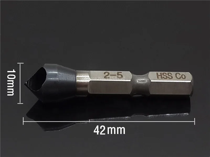HSS CO M35 TiAIN Зенковка сверло Буровое для зачистки 2-5 мм Broca металлический конус из нержавеющей стали отверстие пилы резак фаски электроинструмент