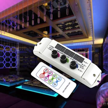 

BC-350RF CV RGB Led Controller RF Wireless Remote knob Rotary Switch RGB Strip Dimmer 18A Output for 5050 2835 LED strip lights