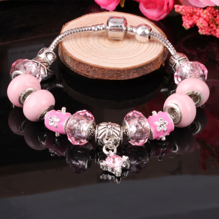 DIY glass bead bracelets bracelets The European and American fashion