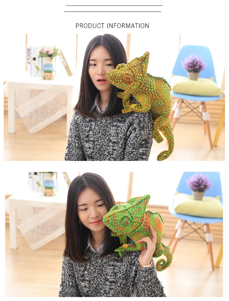 Brinquedos de Pelúcia Aniversário do Bebê Gigante Simulação Répteis Lagarto Camaleão Personalidade Animal Boneca Travesseiro Crianças Presente Natal 1 pc 80 cm 15 lagarto camaleão brinquedos de pelúcia personalidade animal
