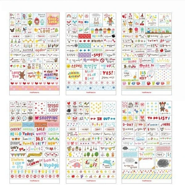

1 Pack Pink Sticky Notes Kawaii Stationery Cute Post It Agenda Dairy Planner Stickers School Office Decoration Stationary