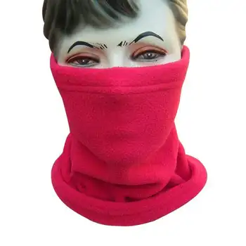 

2018 Hot New Unisex 3-in-1 Multipurpose Polar Fleece Snood Hat Women Men Neck Warmer Wear Scarf Beanie Balaclava 3 Colors