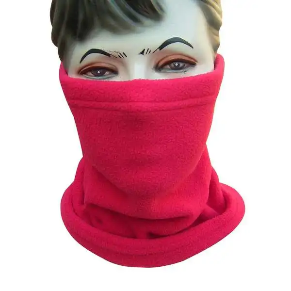 Ostrich Pattern Microfiber Neck Warmer Balaclavas Soft Fleece Headwear Face Scarf Mask For Winter