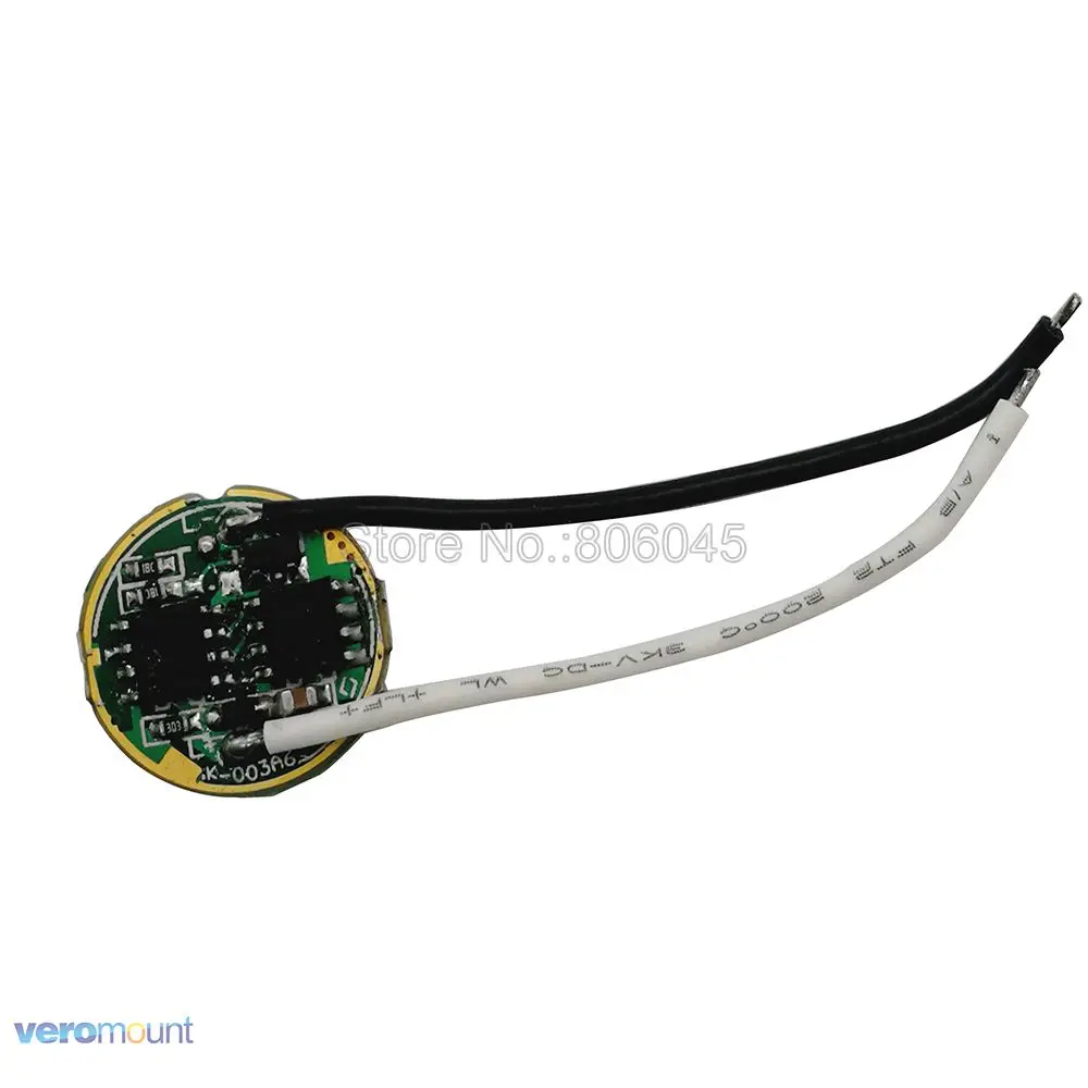 

DC3.7V 5 Modes Dimmable LED Driver for Cree XM-L T5 XM-L T6 XML2 High Power LED Flashlight Torch I8650/26650