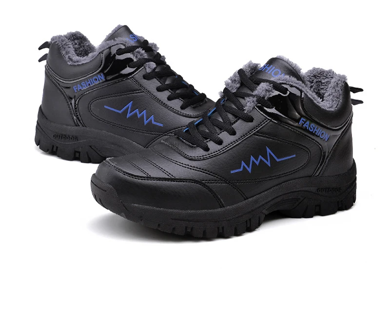 Спортивная обувь для мужчин, высокие мужские кроссовки для бега, бархатная Мужская Легкая спортивная обувь, осенне-зимние кроссовки для бега для мужчин
