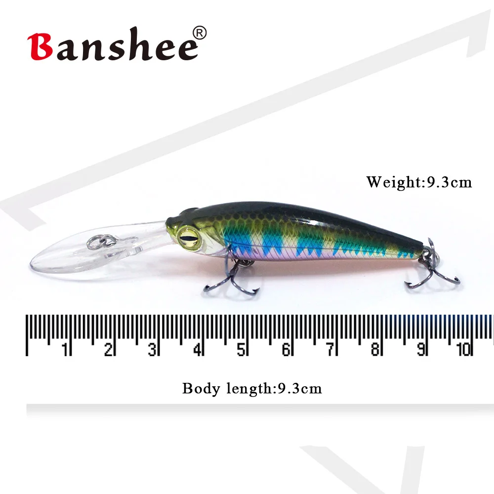 Banshee WF01 длинная губа Джеркбейт 60 мм/6 г 3 шт./лот искусственный Троллинговый гольян