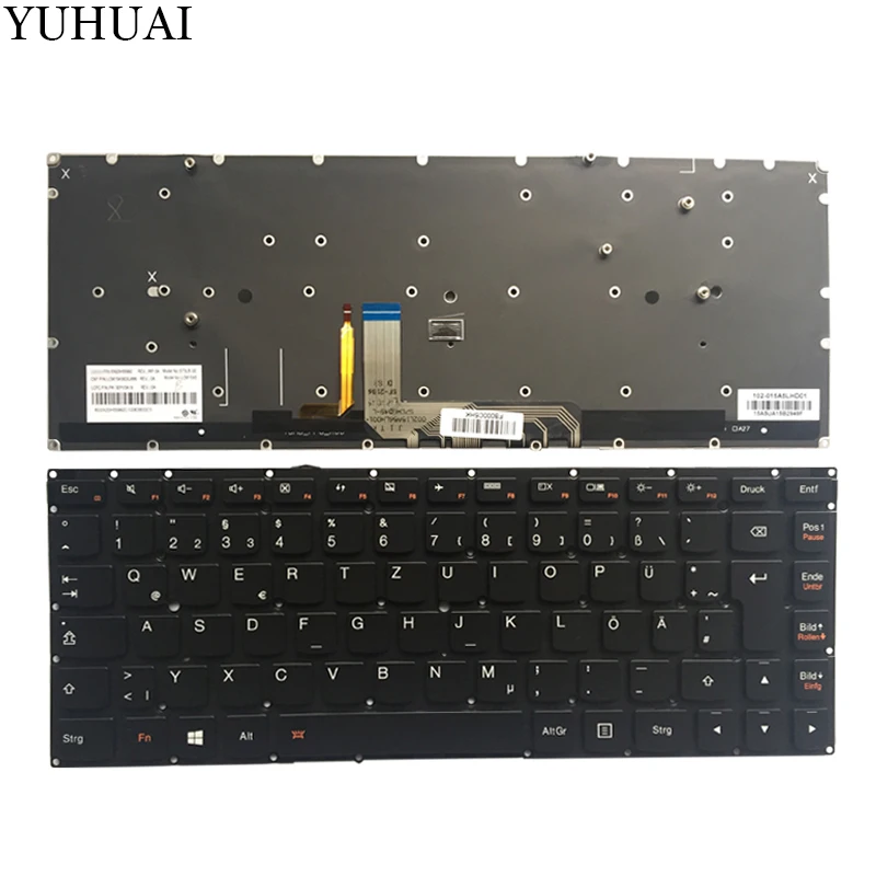 

NEW for Lenovo ThinkPad Yoga 4 PRO Yoga 900 backlit German GR Laptop Keyboard