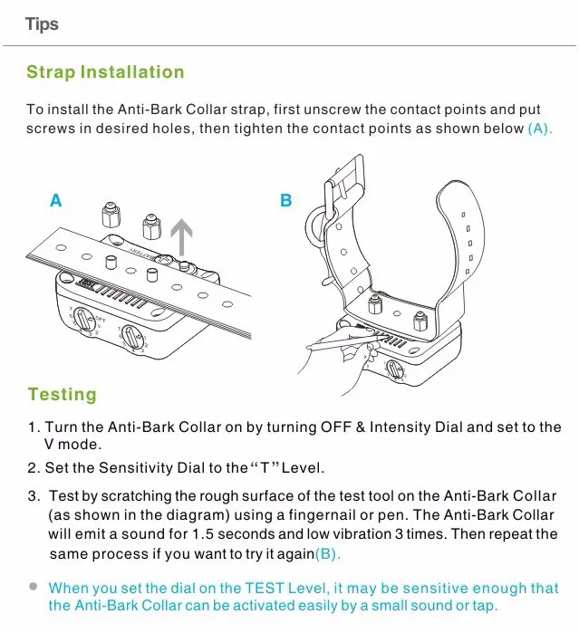 4th Bark Stop Collar PET850N