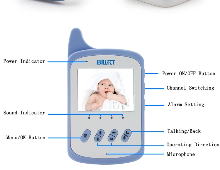 BILLFET Рации 360 Камеры Беспроводной Видео Baby Monitor Камера Колыбельная Электронная Няня Видео Няня Baby Phone monitor РАДИО НЯНЯ рация для дальнобойщиков мегаджет не радио-няня электронная няня радио няня