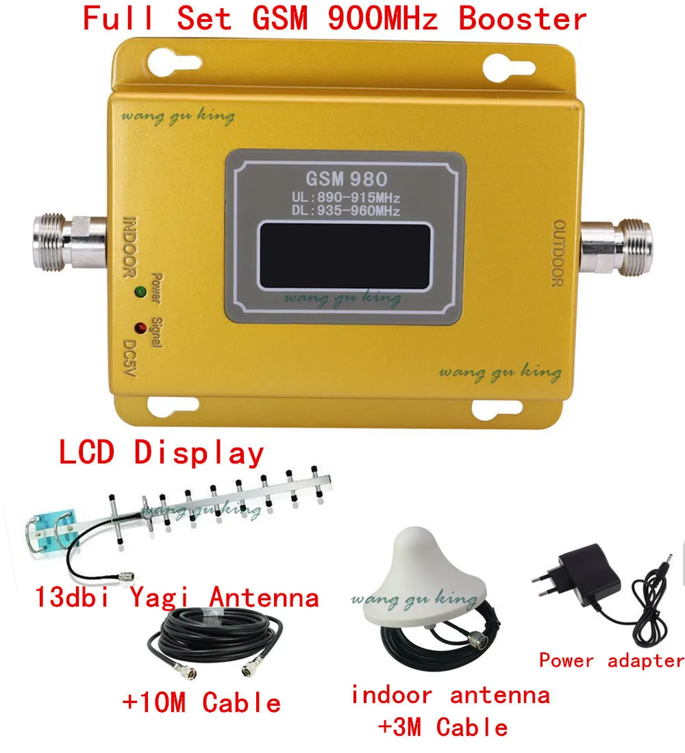 10 м кабель + антенна Yagi 70dbi GSM репитер 900 мГц усилитель сигнала GSM усилитель-повторитель, усилитель GSM усилитель сигнала GSM 900 мГц