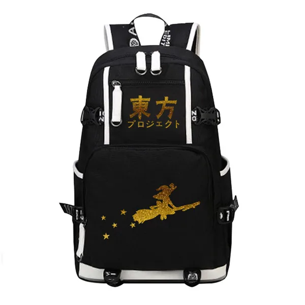 24 TouHou Project Kirisame Marisa косплей женский рюкзак Mochila Feminina аниме школьные сумки холщовый рюкзак для ноутбука дорожная сумка - Цвет: 24