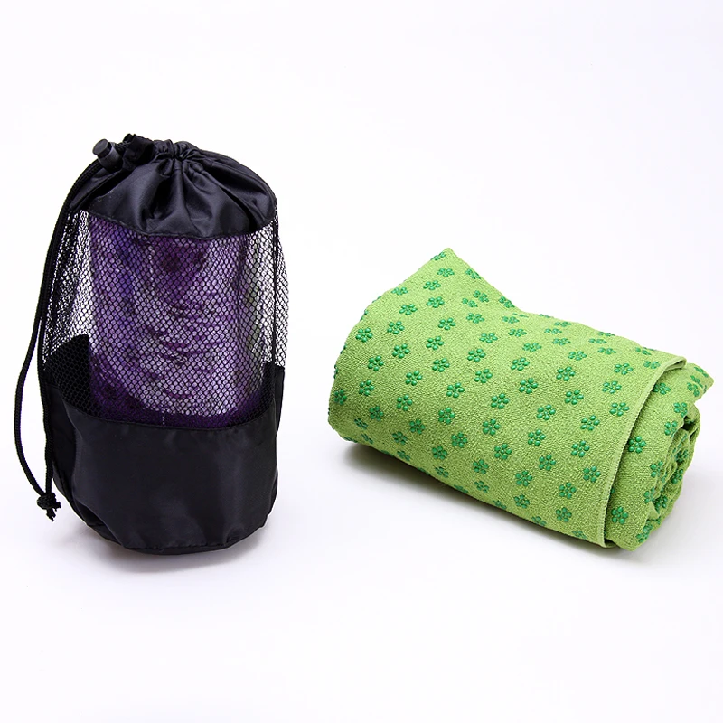 7 цветов микрофибра Йога Полотенца Экологичные Нескользящие ПВХ Набс Фитнес