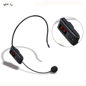 

Professional FM Wireless Headset Microphone Condenser Meeting Headworn Microfone Jack for Amplifier Speakcer 20m FM08