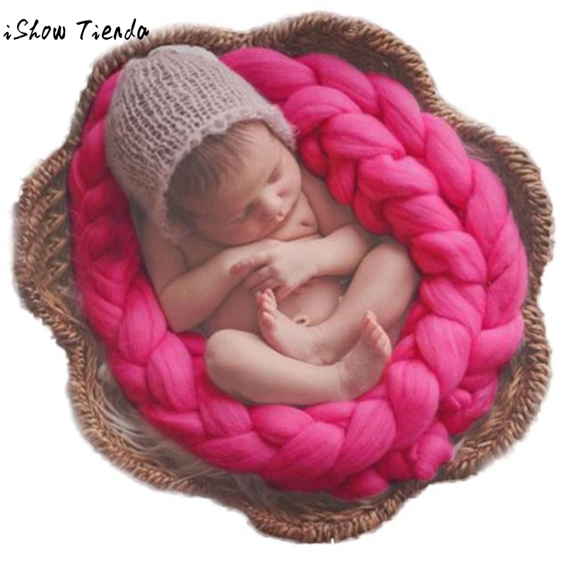 

Newborn Baby Twisted Photography Mat Props Baby Photo Props Quilt Photographic Mat #2415