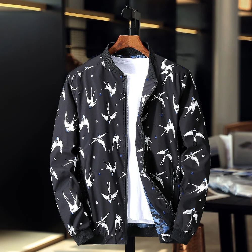 b new arrival men fashion super large coat men's Print Windbreak Camouflage Jacket casual plus size 4XL 5XL 6XL 7XL 8XL 9XL 