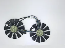 Компьютер VGA GPU кулер видеокарты 85 мм вентилятор t129215su для ASUS ROG strix видео карты охлаждения
