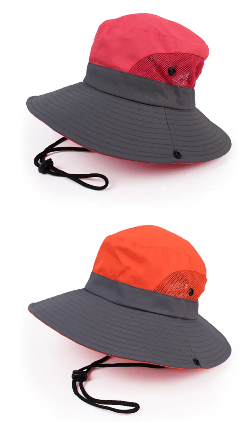 JOEJERRY женские Лоскутные походный котелок Рыбацкая шляпа дизайн летние пляжные шляпы анти-УФ солнцезащитная Кепка для мужчин Sunhat