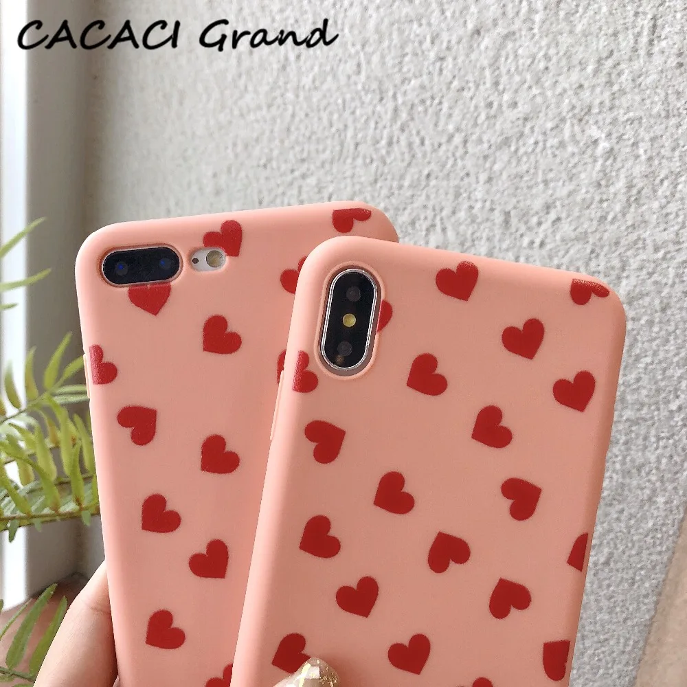 Cute Love Heart Phone Cases For iPhone 6 6s 7 8 X XS max XR Case Soft TPU Silicone Case Back Cover For iPhone 6 6s 7 8 Plus Case Cute Love Heart Phone Cases For iPhone 6 6s 7 8 X XS max XR Case Soft TPU Silicone Case Back Cover For iPhone 6 6s 7 8 Plus Case