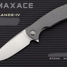 Титановый Maxace Balance M390 атласный подшипник с лезвием компактный походный нож