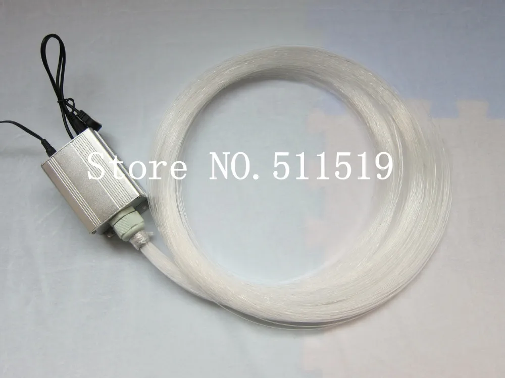 

star ceiling kit with 200strands 0.75mm optic fiber 1.5m long and a 5W RGB light engine with touching remote