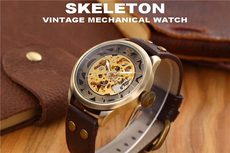 SKELETON MECHANICAL WATCH MEN