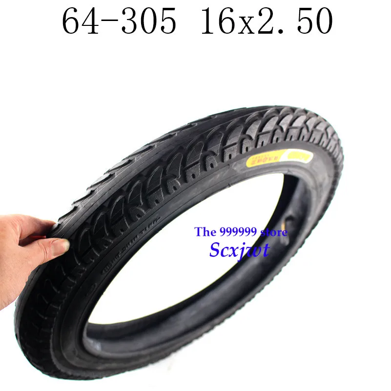 High Quality 16x2.50 64-305 tire and inner tube fits Small BMX, Electric Bikes Kids Bikes and Scooters,new