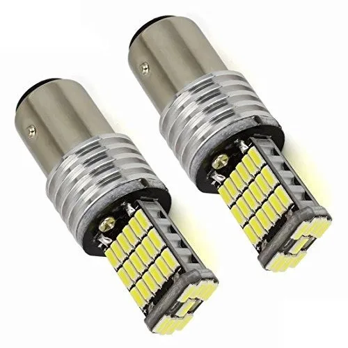 

2pcs 1157 BAY15D P21/5W 4014 45SMD LED Bulbs White Red Turn Signal Light Brake Reverse Lamp Driving Lamp DC 12V 24V