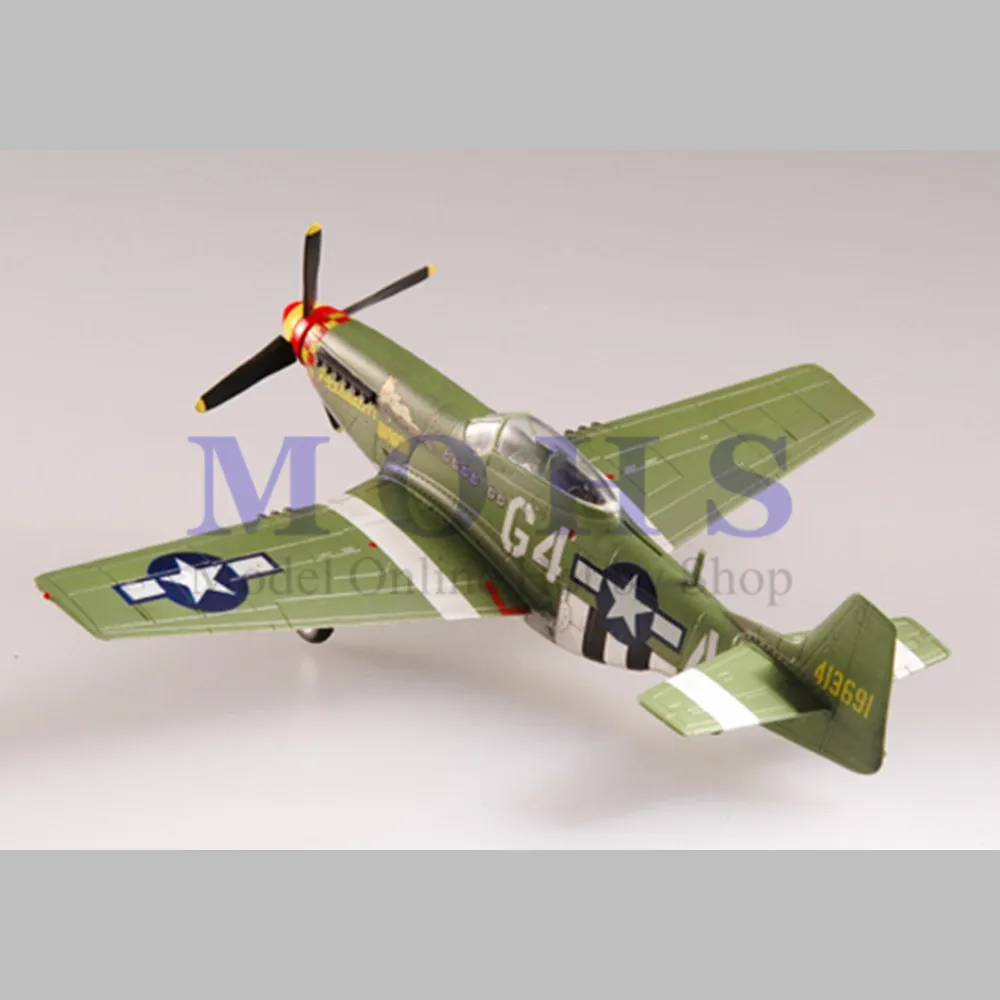 

EASY MODEL 37294 1/72 Assembled Model Scale Finished Model Scale Airplane Scale WW II Aircraft Warbird P51 MUSTANG P-51D 1944