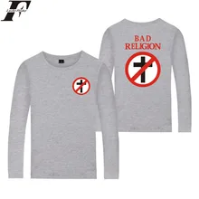 LUCKYFRIDAYF Bad Religion Shirt Spring Couple Unisex T shirt Oversized Fashion Cotton T shirt Men Long