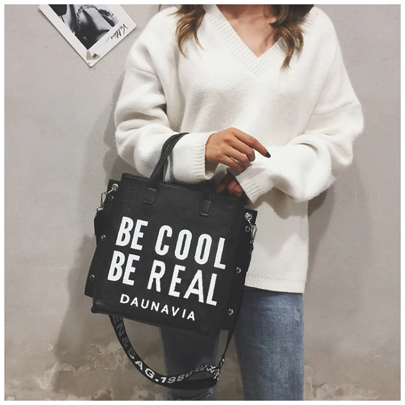 

JIULIN Designer Fashion Handbag lady Letter Soft Messenger Female Shoulder bag Large Shopping Tote Lady Crossbody Bag Purse