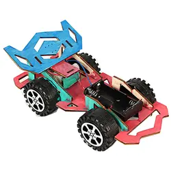Креативные деревянные DIY электрические гоночные модели физическая наука комплект моделей конструктор игрушки для детского творчества