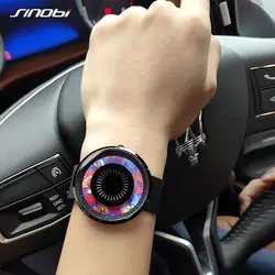SINOBI новый творческий Персонализация дизайн для мужчин часы камуфляж Прохладный водостойкие спортивные часы импортные