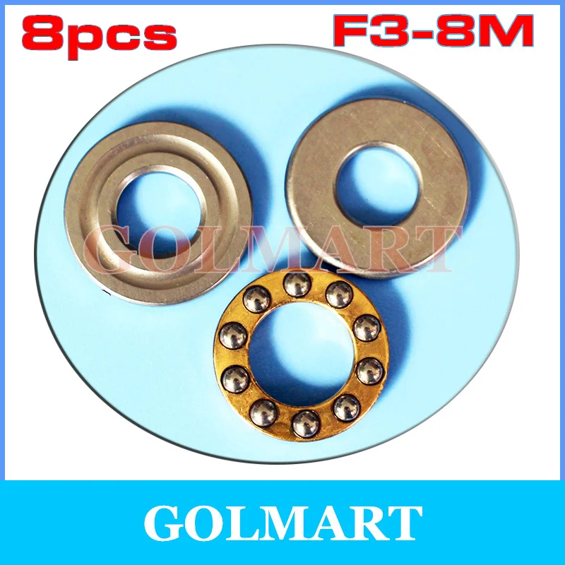 8pcsF38MAxialBallThrustBearing3mmx8mm35mm450RcHelicopter
