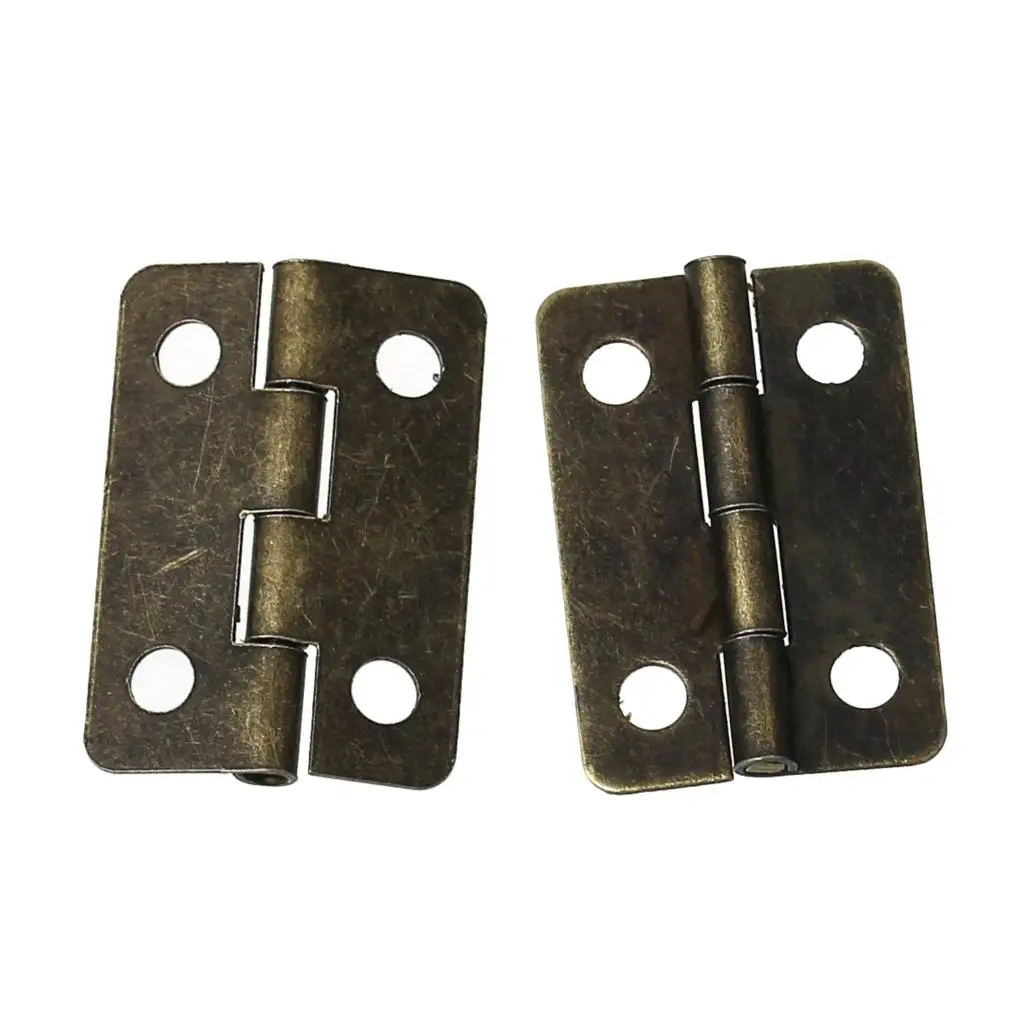 

Door Butt Hinges(rotated from 0 degrees to 280 degrees)Antique Bronze 4 Holes 22mm x 15mm ,100 PCs 2015 new