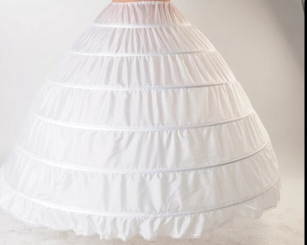 6 нижние юбки с фижмами суеты для Свадебные и Бальные платья Свадебный подъюбник Аксессуары свадебные Кринолины