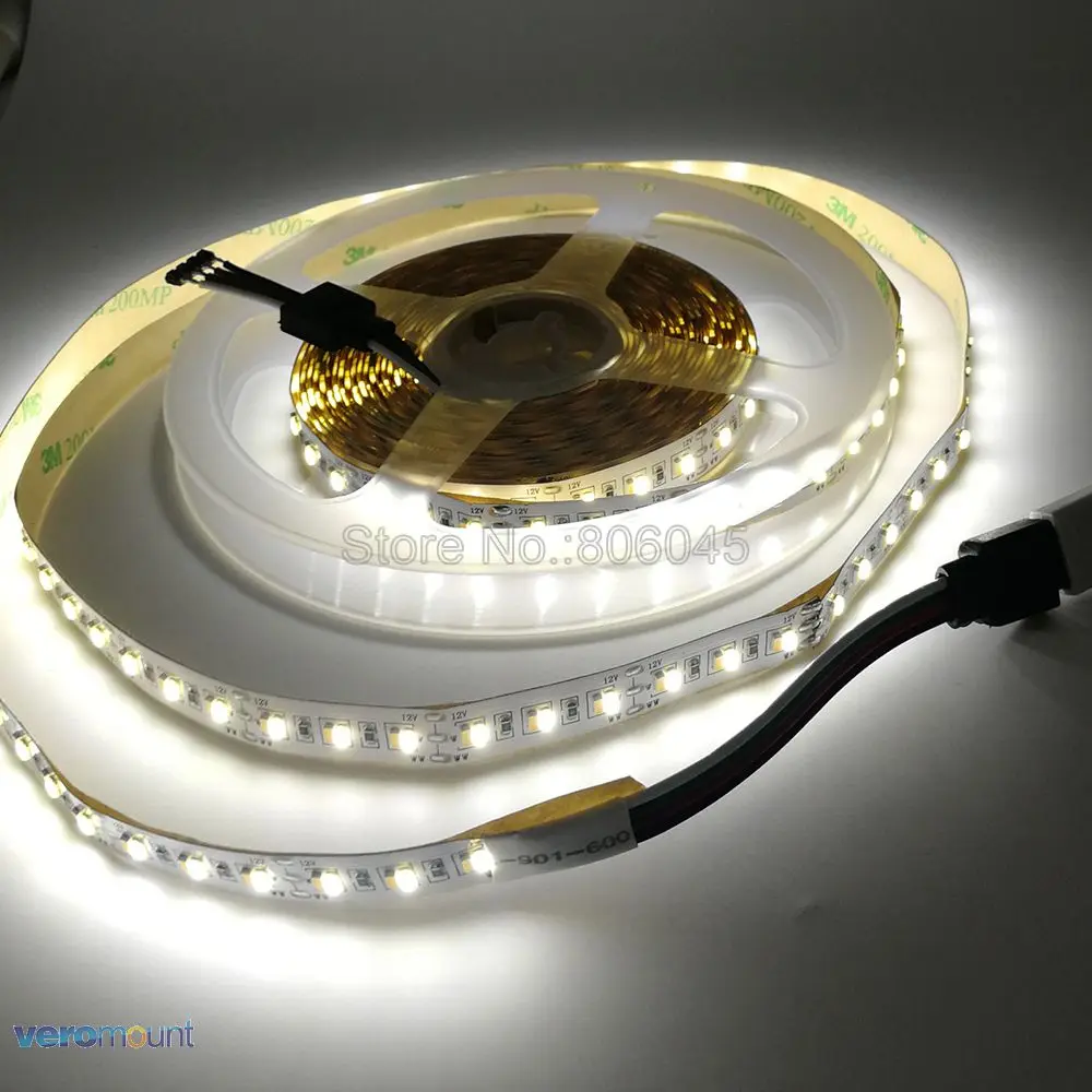 5 м 12 V 3014 SMD Светодиодные ленты 216 Светодиодный/M Dual White Цвет Температура Регулируемый гибкий светодиодный ленты CW/полоса WW