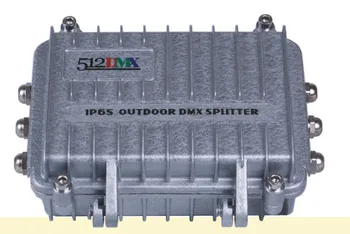 

waterproof Outdoor DMX Splitter;1 input,4 output,standard DMX512 signal output