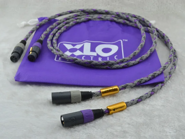 Hi fi аудио кабель подписанный с разъемом XLR входом в комплект пара соединительных