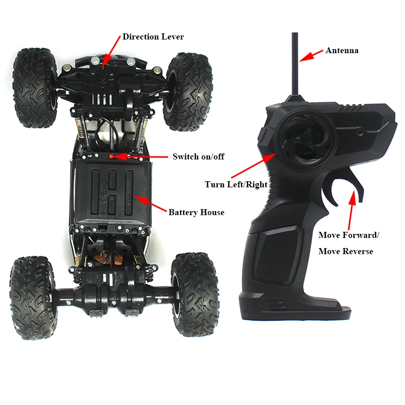 1:18 машинка на радиоуправлении 4WD 2,4 Ghz Рок Гусеничный пульт дистанционного управления игрушки машины на радиоуправлении игрушки для детей 8888