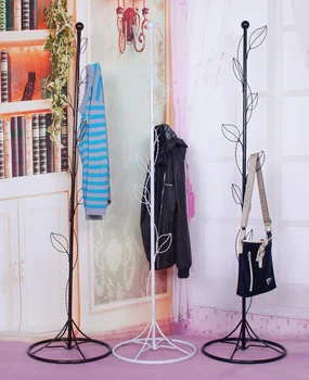 

100% metal coat rack, longevity, anti rust, folding iron hangers, white/black/bronze coat racks stand, living room furniture