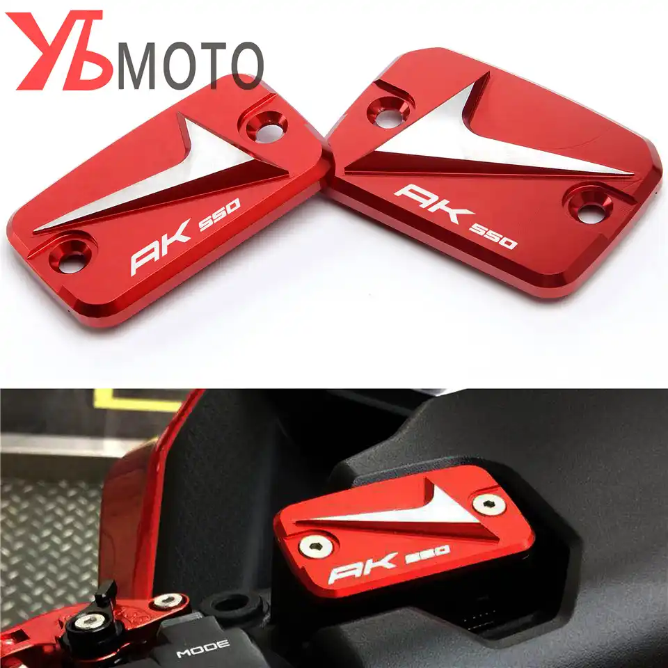 LuckyMAO Cubierta y molduras Ajuste for KYMCO AK550 AK 550 2017-2020 2019 2018 Accesorios de la Motocicleta de la Mano Palanca del Freno de estacionamiento de Motos Palancas de Freno
