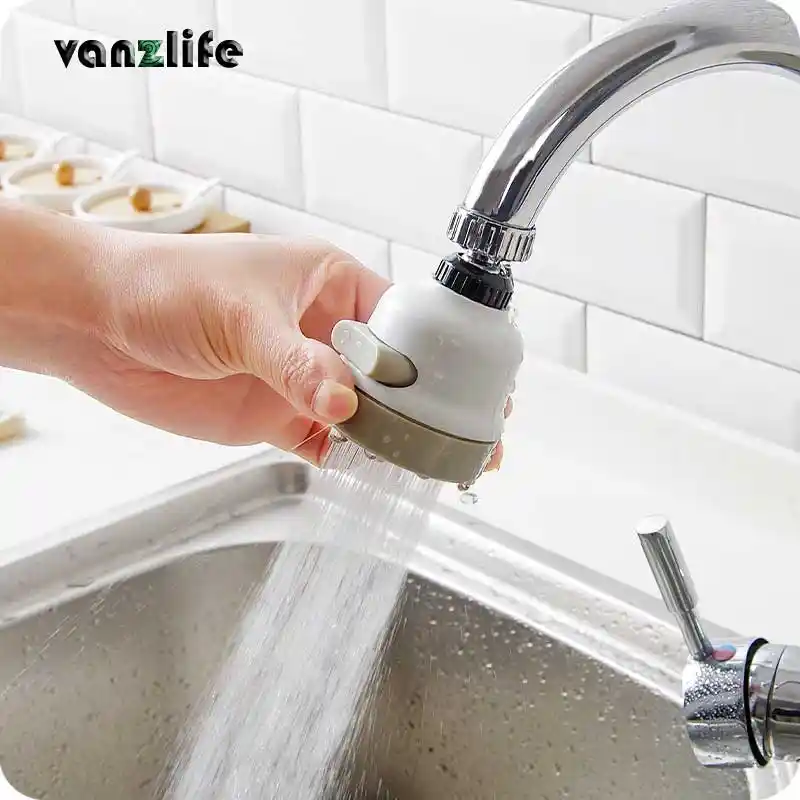 Vanzlife кухонный смеситель для душа, удлинитель для дома, водосберегающий распылитель, фильтр для водопроводной воды, насадка для крана, для детей - изображение