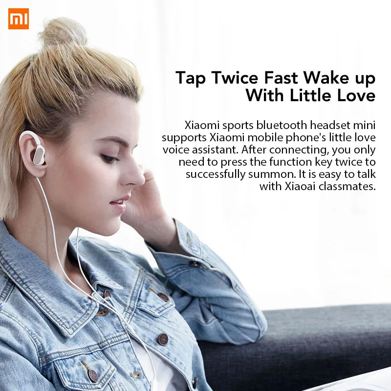 Оригинальный ушной телефон Xiaomi Mi Bluetooth мини версия Спортивная Беспроводная