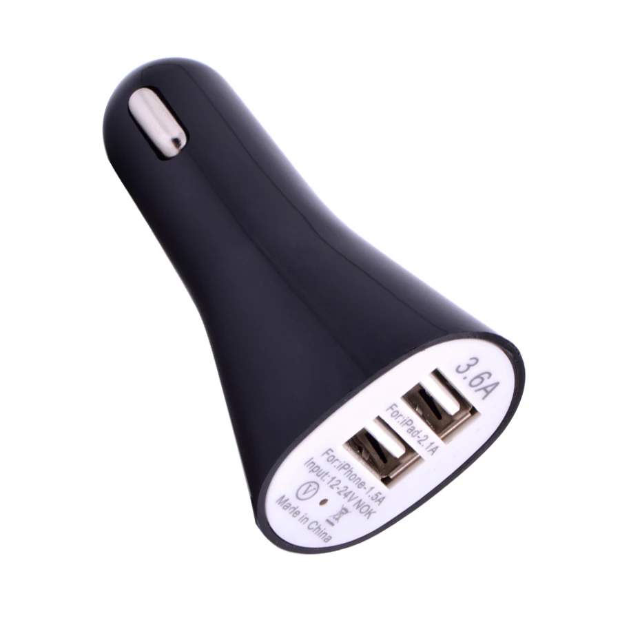 SUMPK 5V 2 1 Amp портами зарядное устройство для автомобиля с двумя USB адаптера